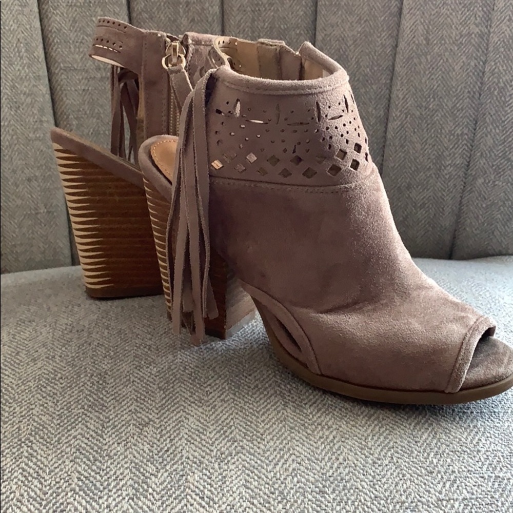 Tassel Block Heels